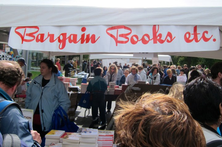 Bargain book tent