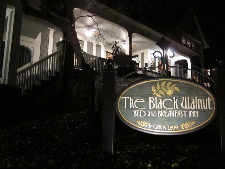 The Black Walnut Inn - in the dark