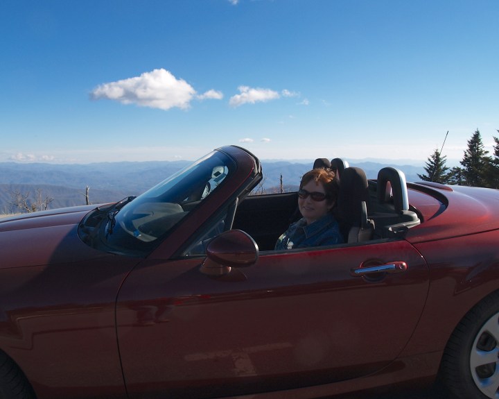 On the mountain roads