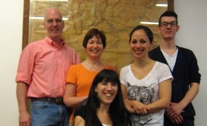 Stuart, Heidi, Paula, Ana y Hendrik