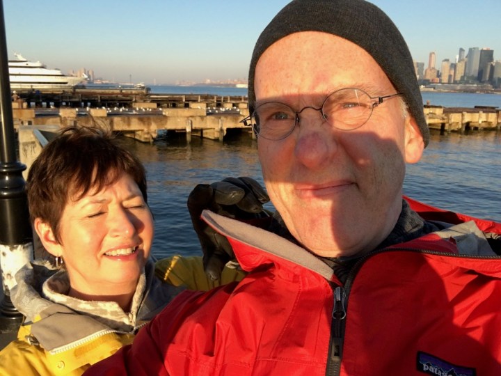 Worlds worst selfie - on the Hoboken waterfront - Xmas eve 2016