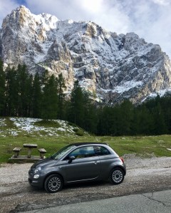 Our little chariot takes on the Julian Alps