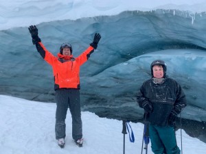 SMB + PA @ Ice cave on Blackcomb Glacier