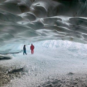 Ice cave on Blackcomb Glacier