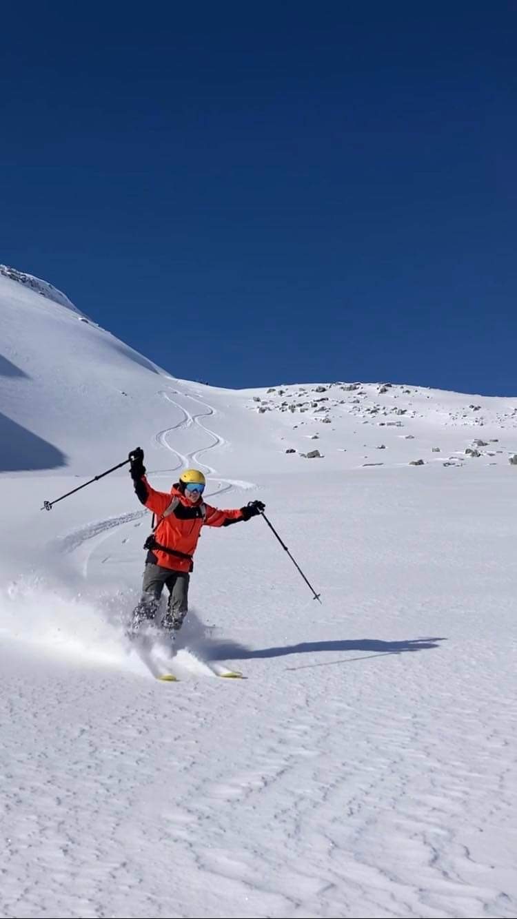 Skiing in Blackcomb backcountry
