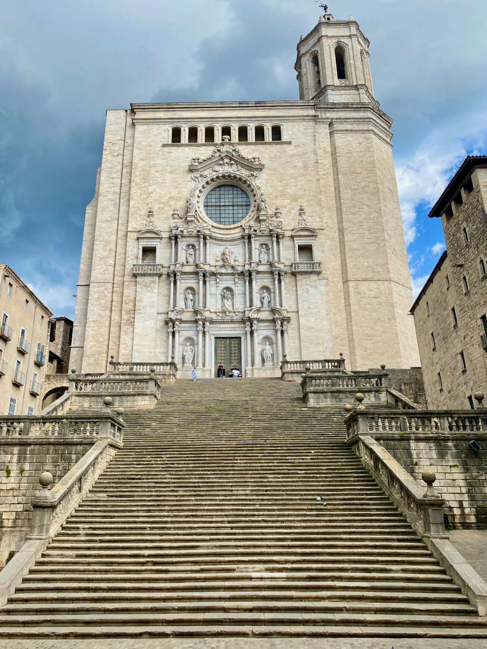 Plaça de la Catedral, Girona, Spain