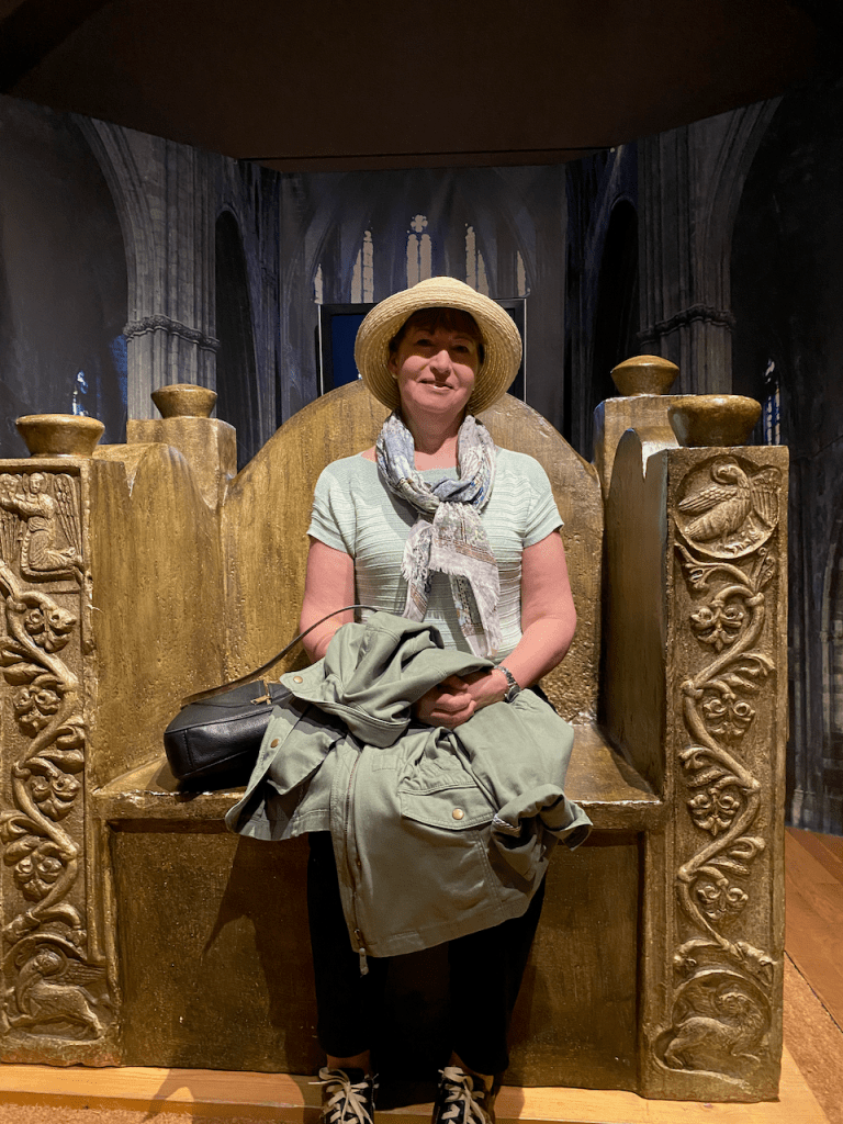 Copy of Episcopal chair atributed to Charlemagne. 12th century (Original. Cathedral of Girona)