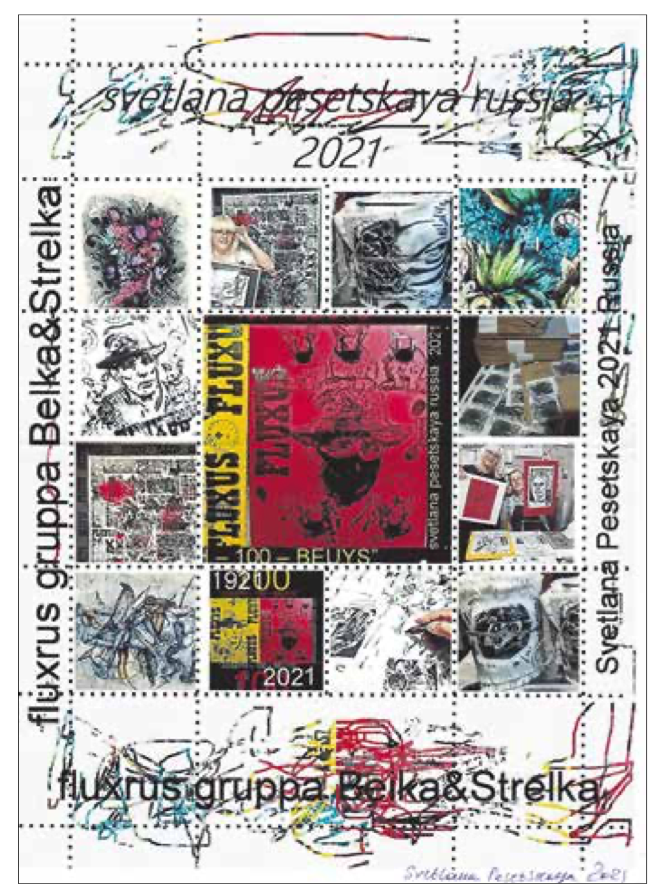 Mail art example from The Museum of Instant Images https://www.colori.nl/mii/index_mii.htm