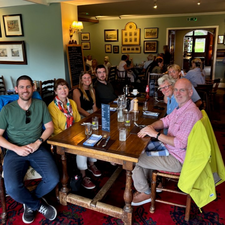 The Inn At Whitewell - with Izzy's familia