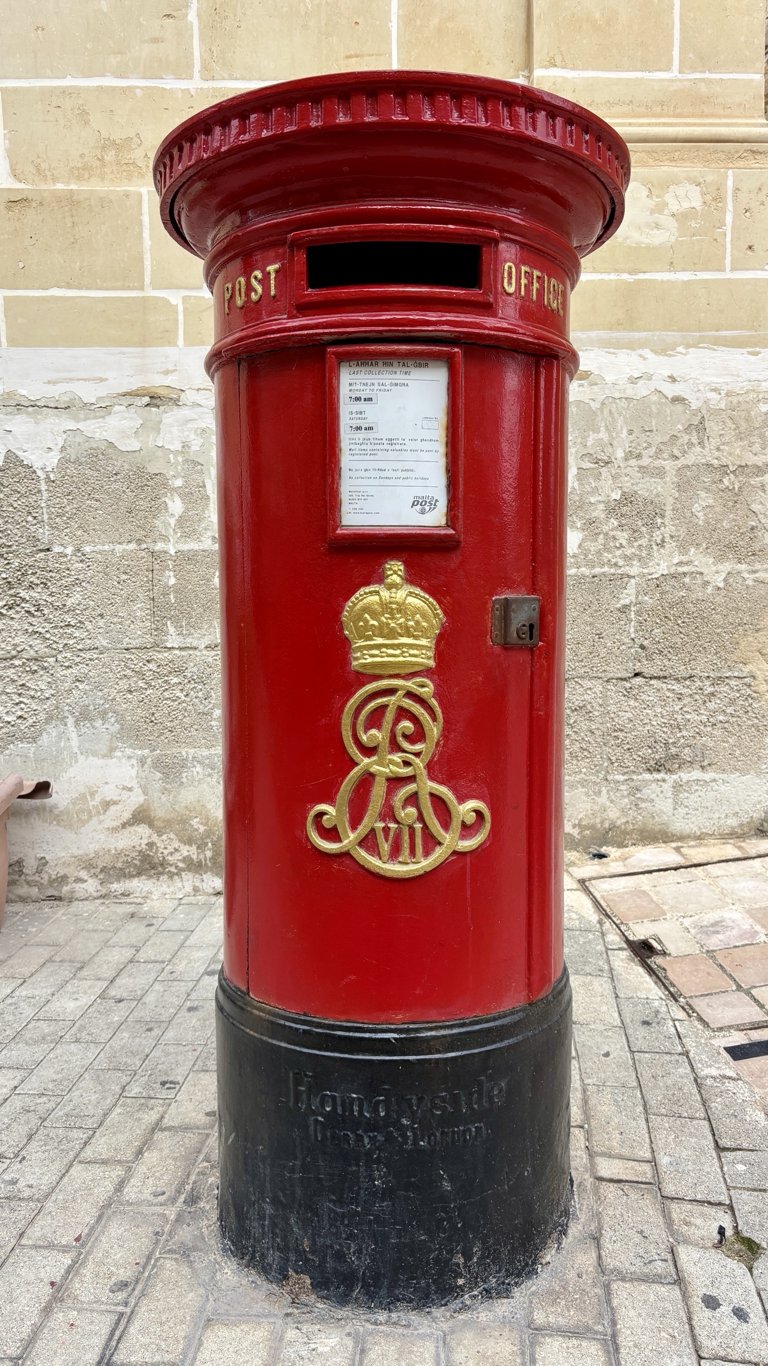 Mail Box - from Edward VII - Valletta