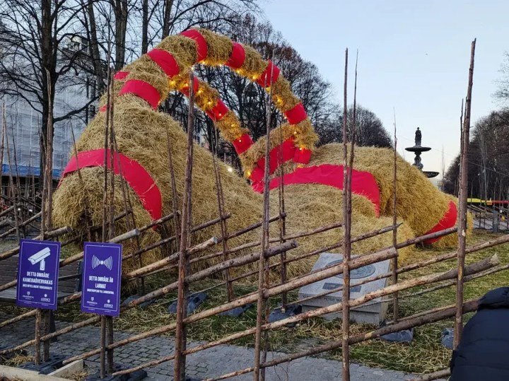 The Gavle Goat has fallen down